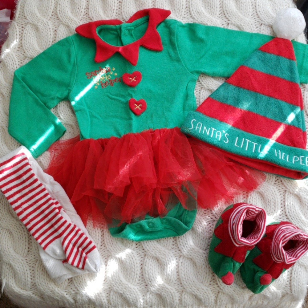 Holiday Elf Santa's Little Helper Complete outfit